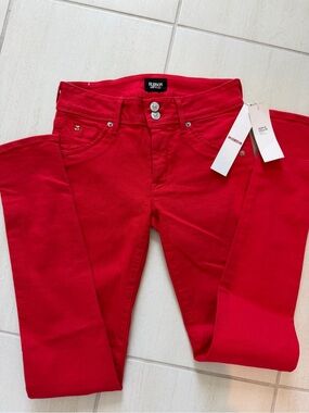 Hudson Jeans Women's Red Skinny Jeans